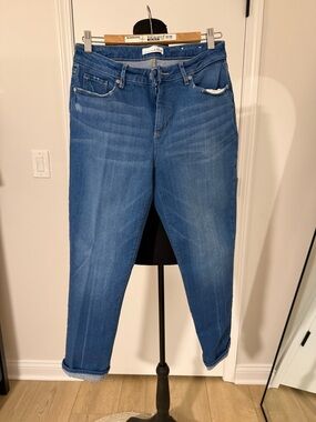 LOFT Boyfriend Jeans in Medium Blue Wash